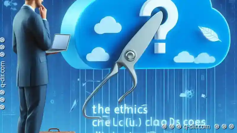 The Ethics of Cloud Cutting: Does Your Data Really Disappear?