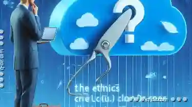 The Ethics of Cloud Cutting: Does Your Data Really Disappear?
