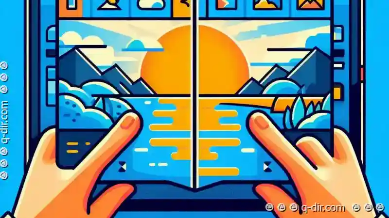 How to Enable Split Screen in Icon View