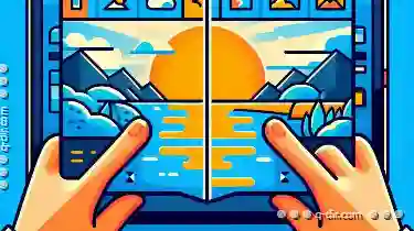 How to Enable Split Screen in Icon View